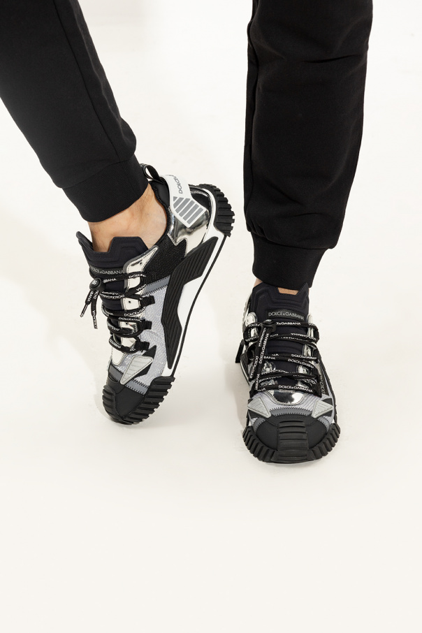 DOLCE & GABBANA NS1 スニカ CS1863AO223 8B979 Lace NS1 sneakers in Black for Women | Dolce&Gabbana® US